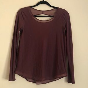 lululemon mix and mesh long sleeve